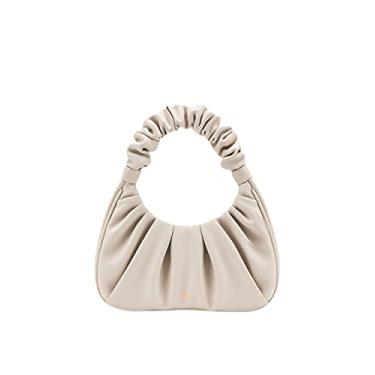 Imagem de JW PEI Bolsa feminina Gabbi Ruched Hobo, Bege