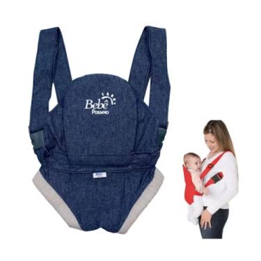 Imagem de Canguru Click Bebê Passeio Suporta Até 15 Kg - JEANS