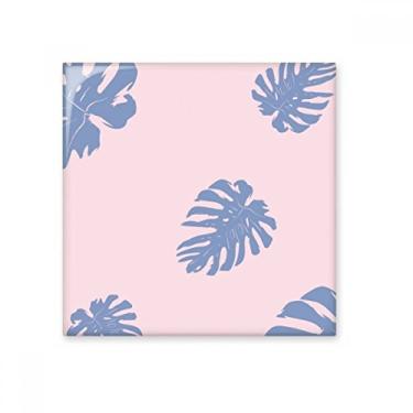 Imagem de Azulejo de cerâmica brilhante com arte abstrata em pó azul