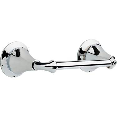 Imagem de Delta Faucet 79450 Linden Suporte de papel higiênico com braço pivô montado na parede em cromo polido, acessórios de banho