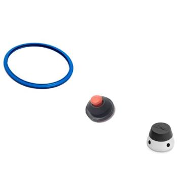 Imagem de Borracha de panela de pressão silicone, válvula de segurança e pino Eterna Nigro