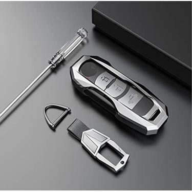 Imagem de Capa do chaveiro do carro capa da chave de liga de zinco inteligente, apto para Mazda 2 3 6 Axela Atenza CX 5 CX5 CX 7 CX 9 2014 2015 2016