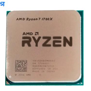 Imagem de Processador AMD Ryzen 7 1700X 3.4Ghz (3.8GHz Turbo), 8-Cores 16-Threads, S/Cooler, AM4, YD170XBCAEWOF, S/ Video S/BOX