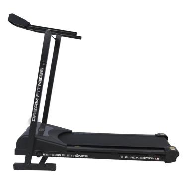 Imagem de Esteira Elétrica Ergométrica Academia Residencial Dream Fitness Black Edition 1.6