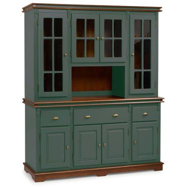 Imagem de Cristaleira Arca e Oratório com Nicho 8 Portas 3 Gavetas Manchester 2049 Linz Móveis - Verde Musgo/Imbuia