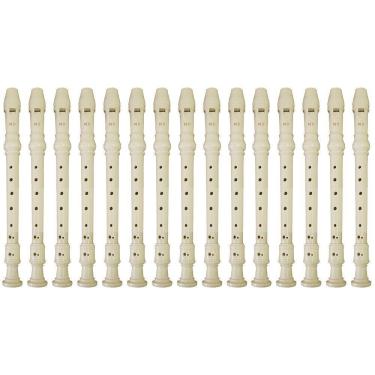 Imagem de Kit 15 Flautas Doce Germânica FL 20G New York