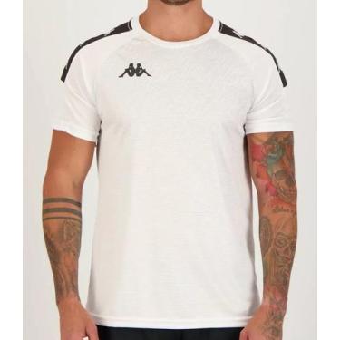 Imagem de Camiseta Kappa Sport Fischel Masculina - Branca