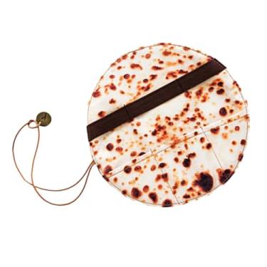 Imagem de Generic Estojo de caneta enrolado tortilla, leve, engraçado, estojo de rolo de lápis, saco de lápis de enrolar para caneta colorida, pincéis de maquiagem