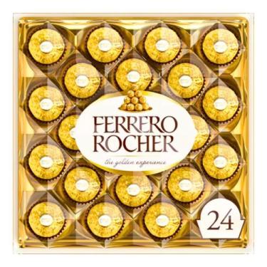 Imagem de Chocolate Ferrero Rocher Diamante T24 - 24 Bombons