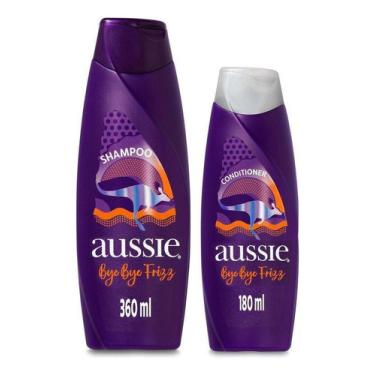 Imagem de  Shampoo Aussie Bye Bye Frizz 360ml + Condicionador 180ml KIT CABELOS