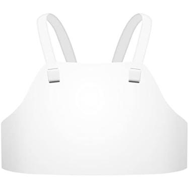 Imagem de Protetor de peito de esgrima para homens e mulheres, equipamento de treinamento de esgrima, proteção de peito de esgrima para competição de esgrima/treinamento de esgrima, masculino, XL