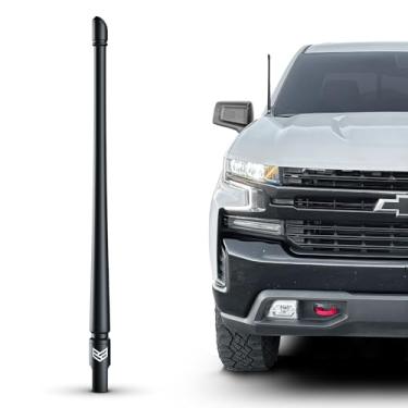 Imagem de RONIN FACTORY - Antena curta anti-roubo Chevy Silverado & GMC Sierra Denali design 30,5 cm - sem necessidade de adaptadores