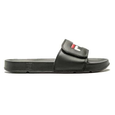 Imagem de Chinelo Fila Drifter VLC, Masculino Preto/Branco/Vermelho 43