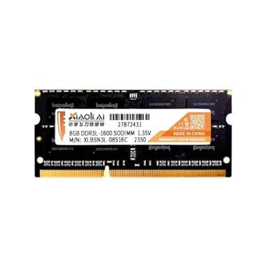 Imagem de Xiaoli.AI 4GB/8GB DDR3L SODIMM 1600MHz 1.35V/1.5V Laptop Computer DRAM Módulo de memória (8GB 1600MHz, 1 pacote) para o Brasil haverá um imposto alfandegário extra de 37% a ser pago pelo cliente