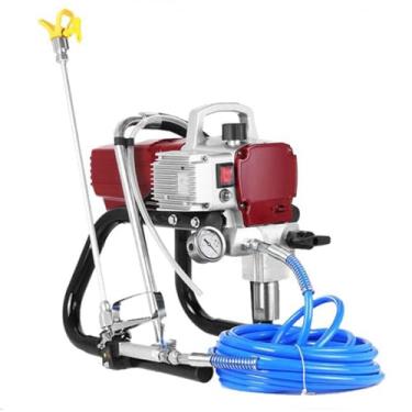 Imagem de HYZHANHONG 1500W Decoração portátil e máquinas de pintura, equipado com manómetros, adequado para uso interno e externo, cercas e projetos de pintura