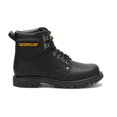 Imagem de CAT Bota de trabalho masculina Second Shift com bico macio, Preto, 40