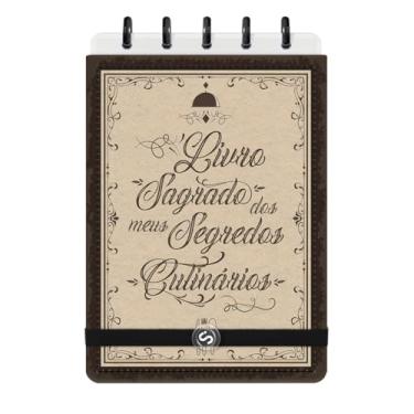 Imagem de Caderno De Disco Receitas Livro Dos Segredos Culinários
