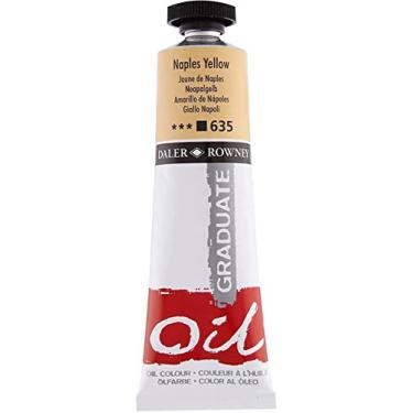 Imagem de DALER ROWNEY Graduate Tinta Óleo Bisnaga 38ml 635 Amarelo Napoles