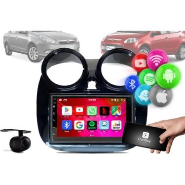Imagem de Central Multimidia Android 12 Gps 2GB + Camera + Moldura NOVO PALIO AT