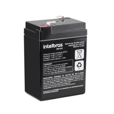 Imagem de Bateria Selada 6v 4,5ah Xb 645 Iluminação  Intelbras