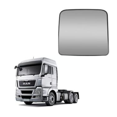 Imagem de Base c Vidro Retrovisor Auxiliar p MAN TGX s Desembaçador LE - Fabbof
