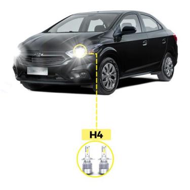 Imagem de Kit Ultra LED Chevrolet Joy 2020/2022 20000 Lúmens 6500k H4 - V10