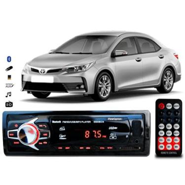 Imagem de Aparelho De Som Mp3 Toyota Corolla Bluetooth Pendrive Rádio - OESTESOM