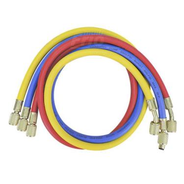 Imagem de Conjunto de Mangueiras Para Manifold 90 cm R12 R22 R134A R404 2500PSI 