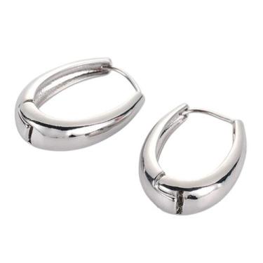 Imagem de Brinco Argola Dourada Grossa Feminino Minimalista Luxo - VALLEN ACESSÓ