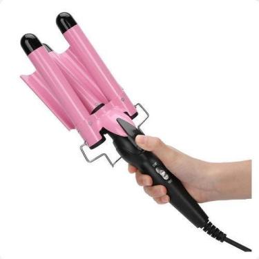 Imagem de Chapinha Modeladora Triondas Cachos Ondulador Cerâmica - Eletrônicos