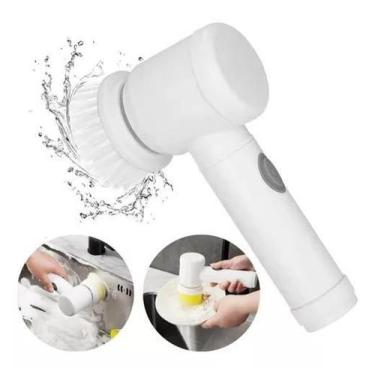 Imagem de Escova Elétrica Portátil Recarregável 3 Cabeças - Magic Brush