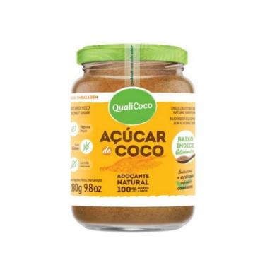 Imagem de Açúcar de Coco Vegano QualiCoco 280g