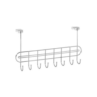 Imagem de Cabide Para Porta 8 Ganchos - Niquelart, Aço cromado, Único, Única