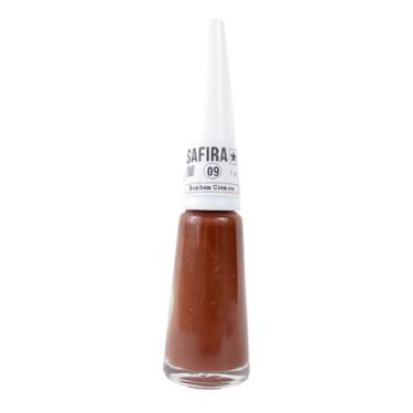 Imagem de Esmalte De Unha 7ml Nº 9 Bombom Cremoso Safira Cosméticos - SAFIRA COS