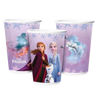 Imagem de 8 copos lembrancinhas festa Frozen decoração aniversário - Regina fest
