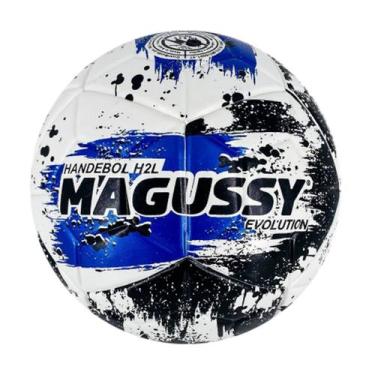 Imagem de Bola Handebol Magussy Evolution H2L Feminina, Azul, Preto, Único, Mulh