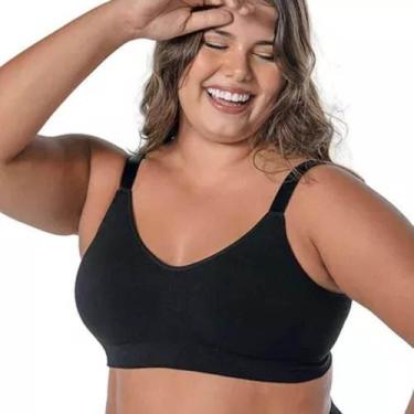 Imagem de Sutiã Sustentação Demillus Ultraleve 61156 Plus Size, Preto, ÚNICO