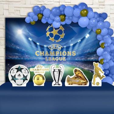 Imagem de Kit Festa Ouro Champions League UEFA - IMPAKTO VISUAL