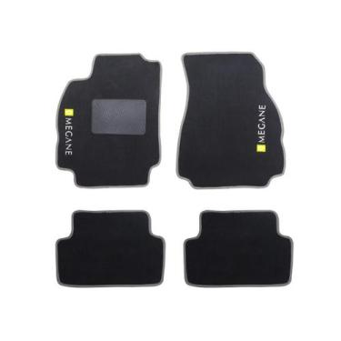 Imagem de Kit Tapete Carpete Renault Megane 2007 Até 2013 Grafite - Master Parts