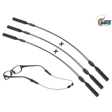 Imagem de Kit com 3 Segurador de Óculos Ajustável Com Haste de Segurança - Life 