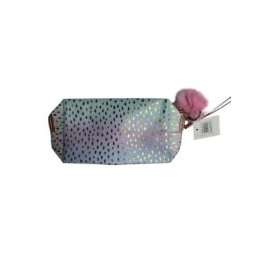 Imagem de Estojo necessaire colorido com Pom pom - Banca da val