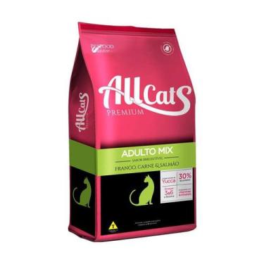 Imagem de Ração Allcats Mix para Gatos Adultos 10,1kg - Pet Food Solution