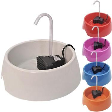 Imagem de Bebedouro Fonte Gatos Cachorros Cães 1 Litro Filtro Carvão Ativado Lit