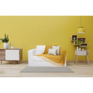 Imagem de Manta Xale de Chenille com Franja 1,20m x  x 1,80m Peseira Decorativa 