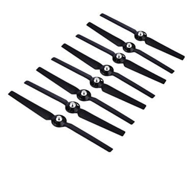 Imagem de Hooshion Conjunto de 4 pares de hélices de pás de rotor A e B para YUNEEC Q500 Q500M Q500+ Q500 4K Typhoon G RC Air Force Avião, Helicóptero, Hélice, Quadricóptero, Drone, (Preto)