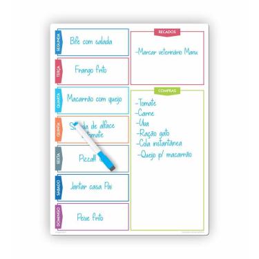 Imagem de Ímã De Geladeira Porta Recados Colorido02