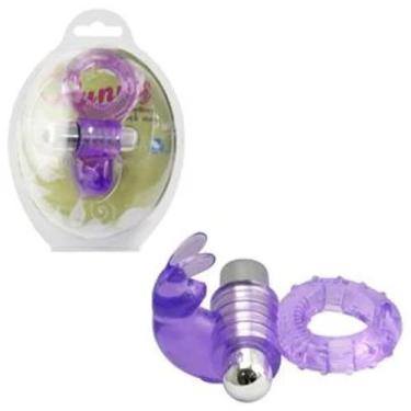 Imagem de Anel 7 Vibrações Estimulador Coelho Vipmix, ROXO