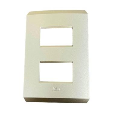 Imagem de Placa 2 Postos Separados 4X2 Cava Step N43722-Cv Abb 