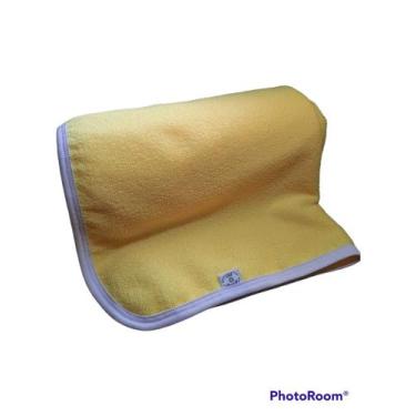 Imagem de Banho Pet Toalha Microfibra Cat Dog - Mudan Pet, Amarelo