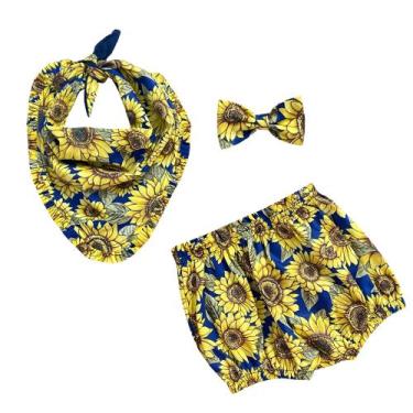 Imagem de Kit Calcinha Infantil Com Babador Estampado - PEQUENO ANJO, 021, 188, 